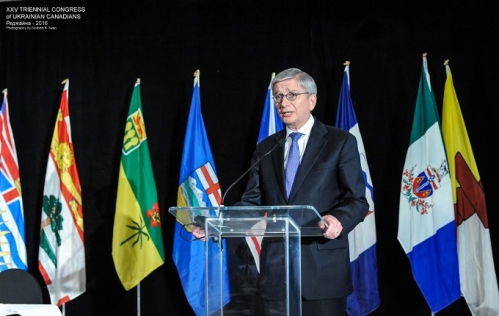 UWC President addresses XXV Triennial Congress of Ukrainian Canadians (2.10.2016)