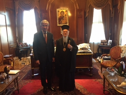 UWC President meets with His All-Holiness Bartholomew I in Istanbul (30.01.2018)