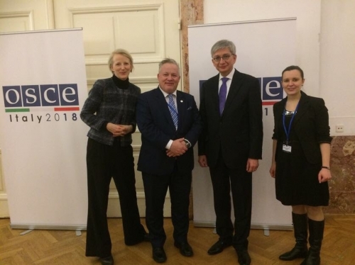 E. Czolij addresses OSCE Parliamentary Assembly (22-23.02.2018)
