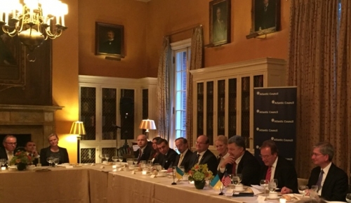 UWC President meets President of Ukraine during dinner in New York (28.09.2015)