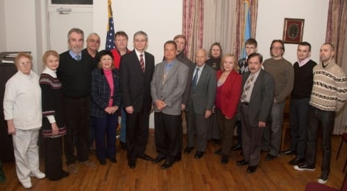 UWC President Eugene Czolij meets with Ukrainian community in New York (25.01.2013)