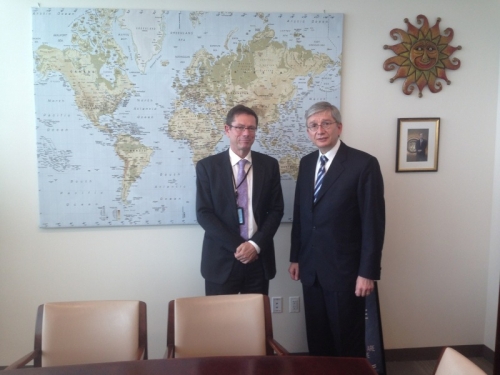 UWC President Eugene Czolij concludes working visit to United Nations (27.10.2014)