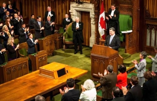 President of Ukraine Petro Poroshenko concludes official visit to Canada (21.09.2014)