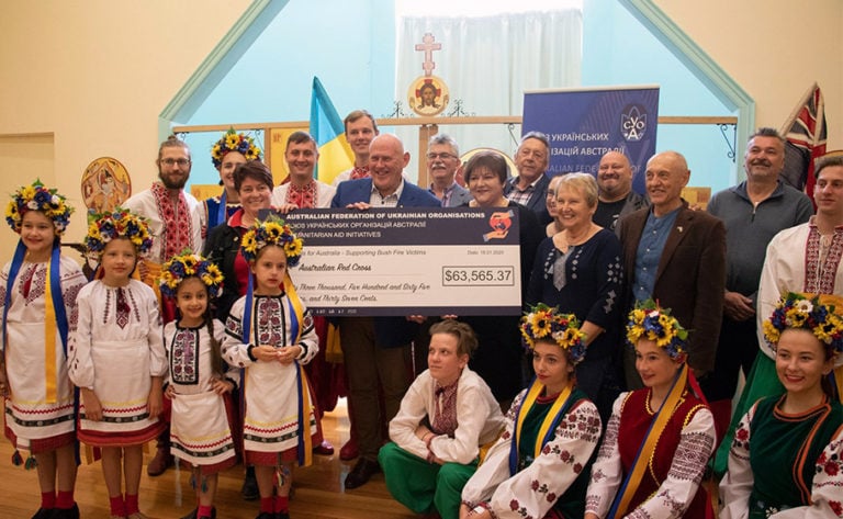 Ukrainians come together to help Australia’s wildfire victims