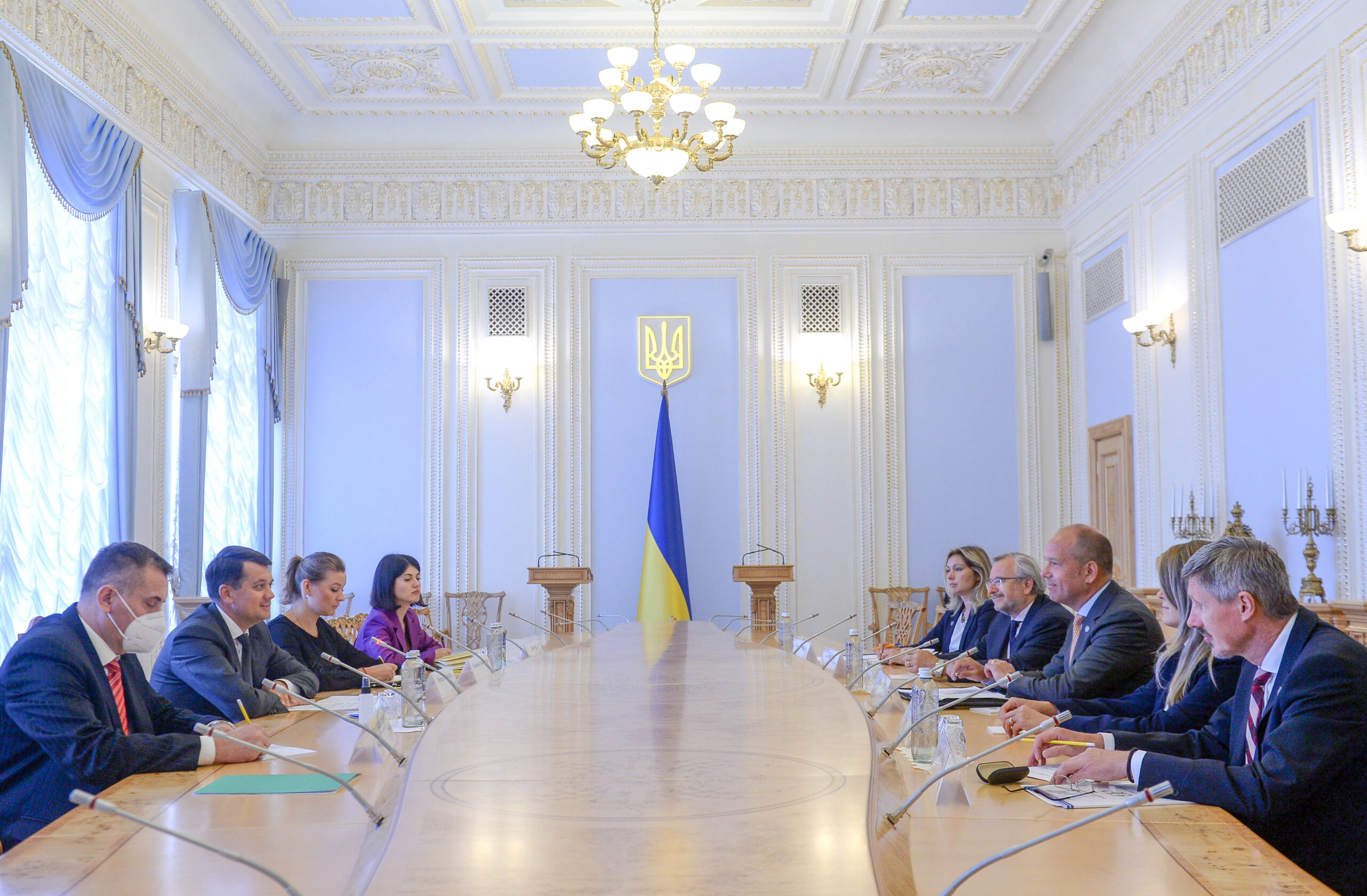 UWC leadership meets with Chairman of the Verkhovna Rada Dmyto Razumkov UWC leadership meets with Chairman of the Verkhovna Rada Dmyto Razumkov