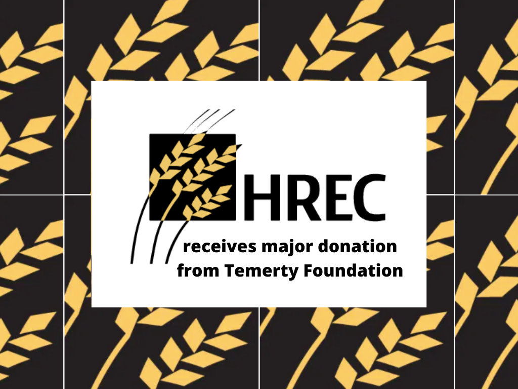 Announcement of Major Gift to HREC Announcement of Major Gift to HREC