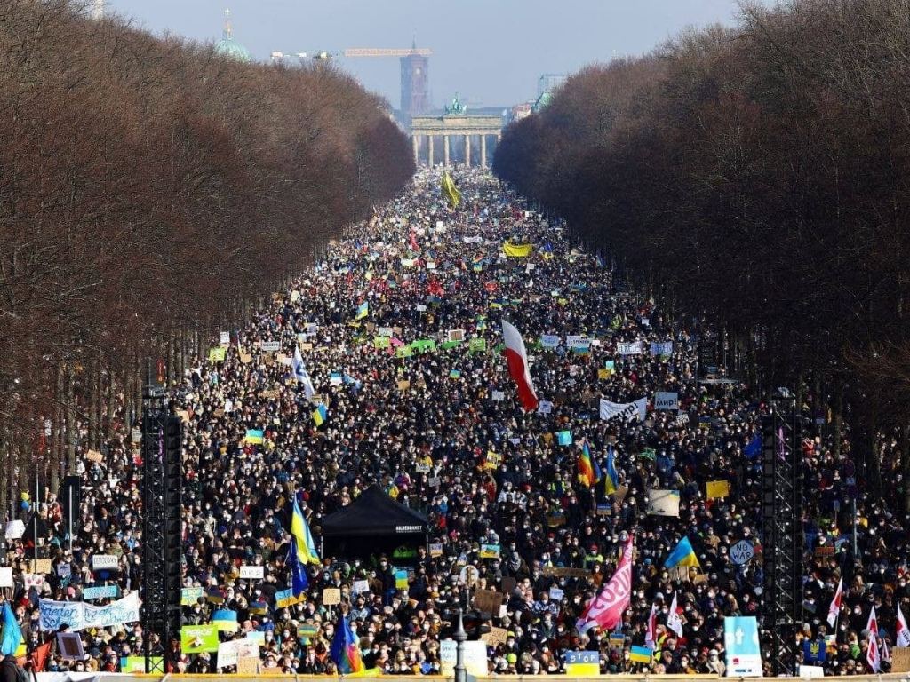 #StandWithUkraine global rallies. Updated