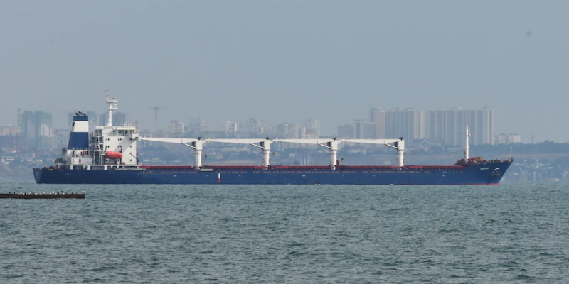 1st ship carrying Ukrainian grain leaves the port of Odesa 1st ship carrying Ukrainian grain leaves the port of Odesa