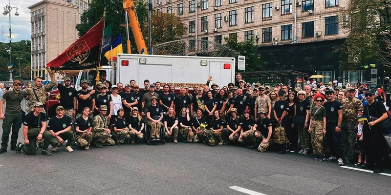 Unite With Ukraine Delivers Ballistic Helmets to Hospitallers Medical Battalion