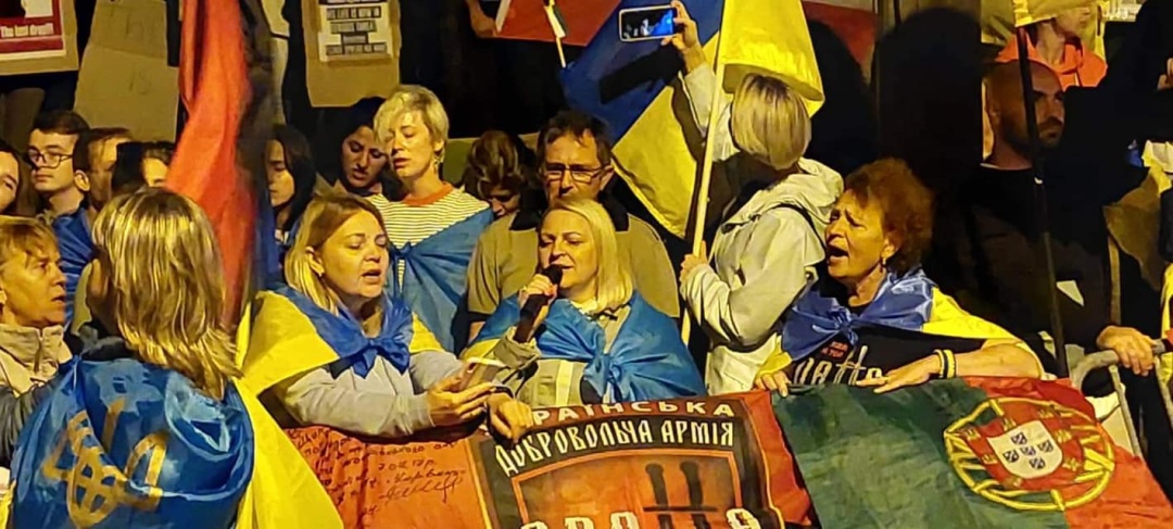 Ukrainians in Poland and Portugal picketed Iranian embassies Ukrainians in Poland and Portugal picketed Iranian embassies