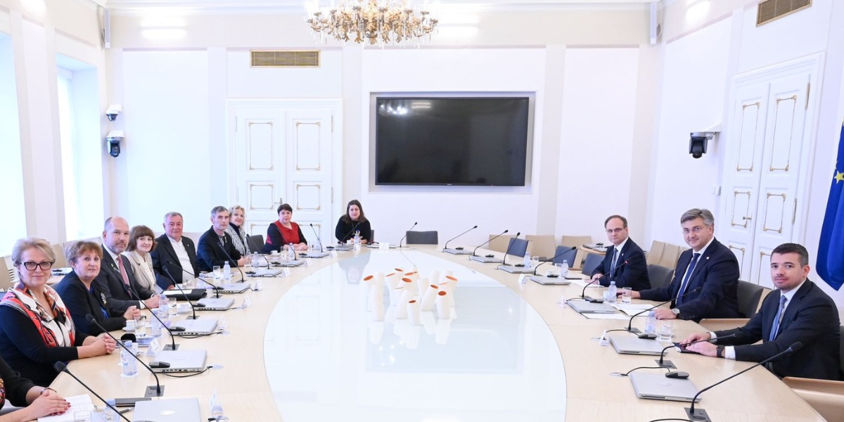 UWC President Paul Grod met with Croatian Prime Minister Andrej Plenković and other senior leaders