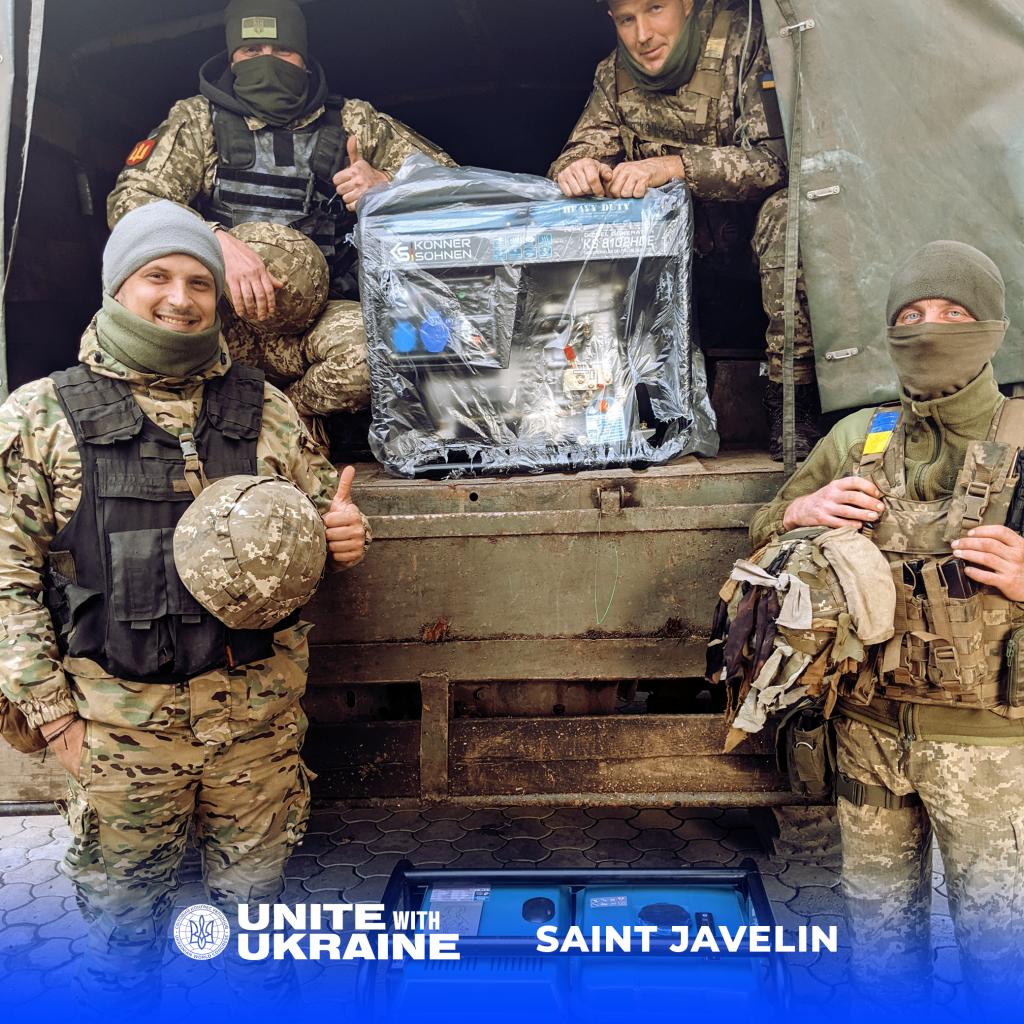 UWC’s Unite with Ukraine delivers 25 Diesel generators to defenders of Ukraine Ukrainian World