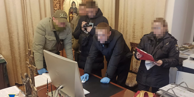 A lot of anti-Ukrainian literature discovered at Moscow Patriarchate facilities in western Ukraine