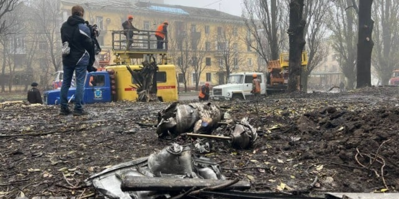 New missile attack on Ukraine by Russian barbarians New missile attack on Ukraine by Russian barbarians