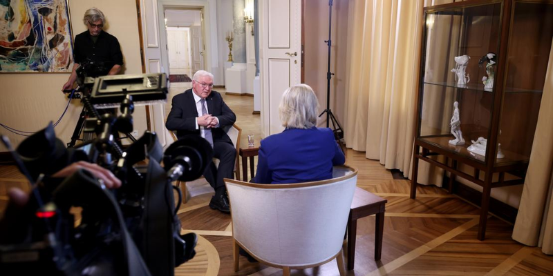 Steinmeier: “A ceasefire now would only condone all of the injustice that has already happen” Steinmeier: “A ceasefire now would only condone all of the injustice that has already happen”