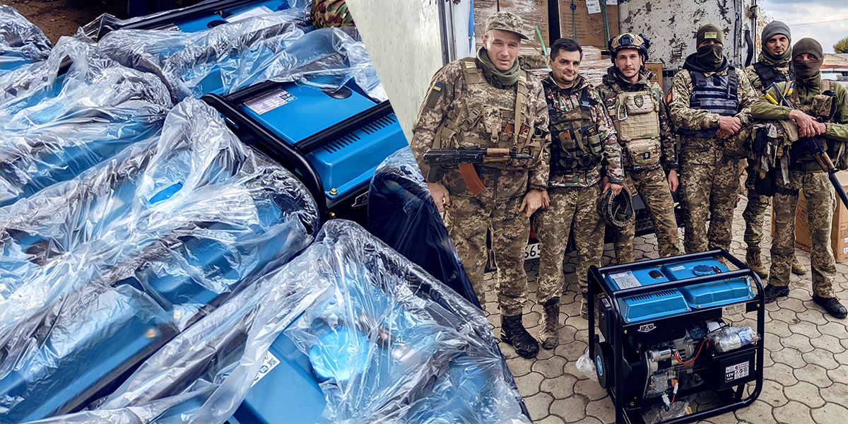 UWC’s Unite with Ukraine delivers 25 Diesel generators to defenders of Ukraine