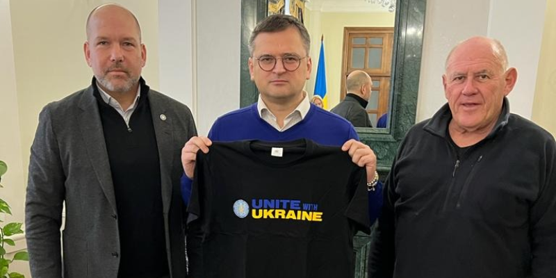 UWC’s Paul Grod and Stefan Romaniw met with Dmytro Kuleba, Ukraine’s Foreign Minister