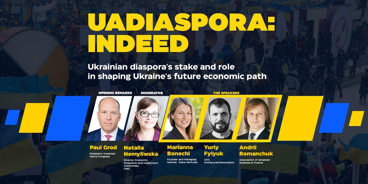 Головне з вебінару «UA Diaspora: InDeed» Головне з вебінару «UA Diaspora: InDeed»