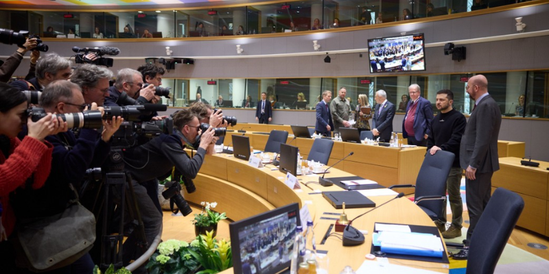 Address by President Volodymyr Zelensky to the European Council special session, Feb. 9, 2023 Address by President Volodymyr Zelensky to the European Council special session, Feb. 9, 2023