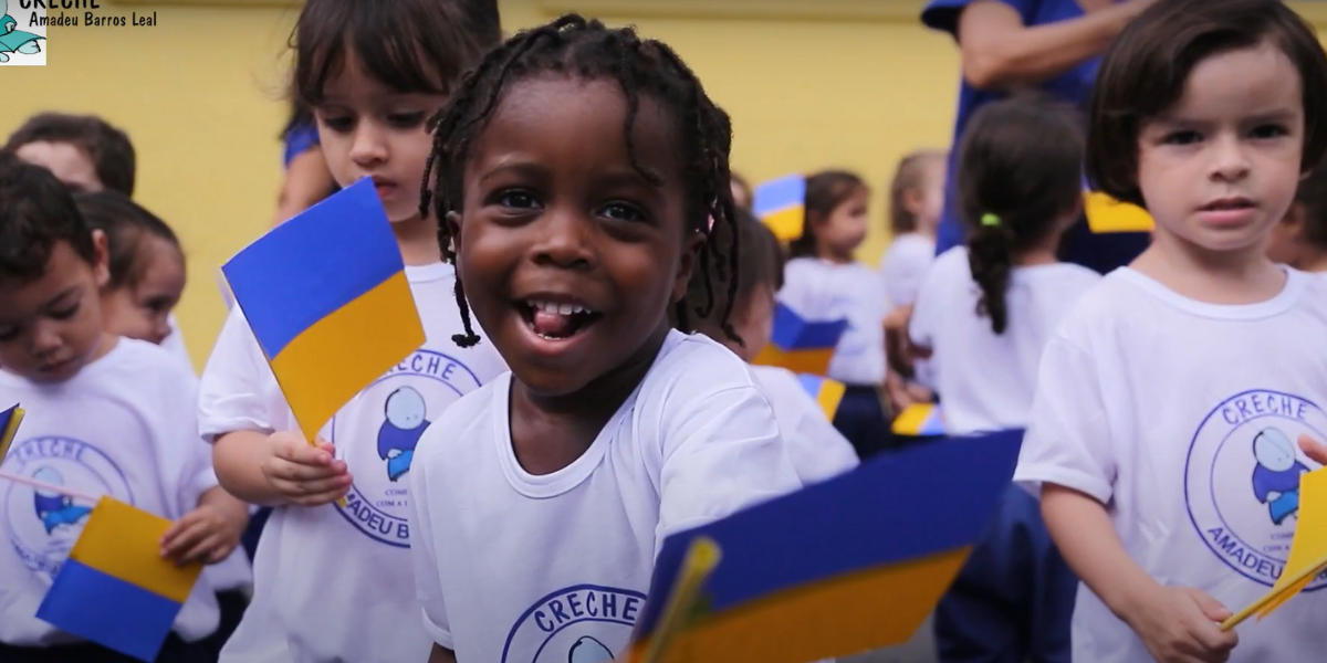 Brazilian preschoolers recorded a video in support of Ukrainian children