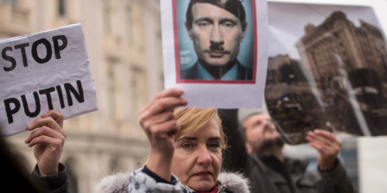 Over 90% of Ukrainians say Putin is today’s Hitler
