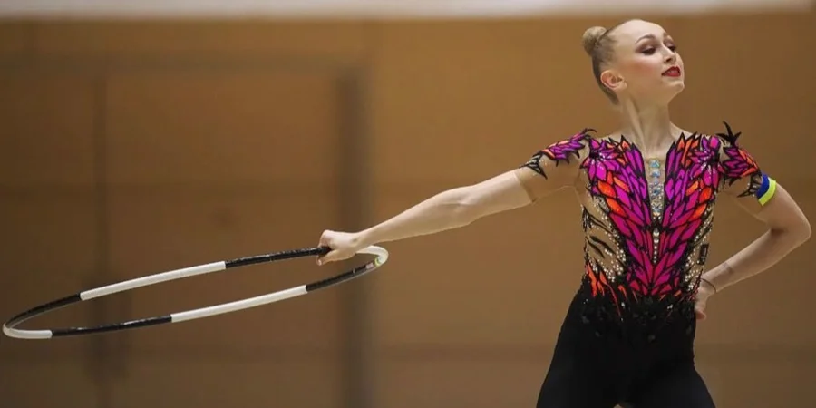 Rhythmic gymnast wins Ukraine’s first gold medal in 18 years at the European Championships