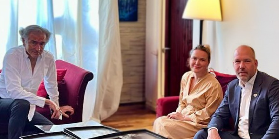 Президент СКУ зустрівся з Бернаром-Анрі Леві