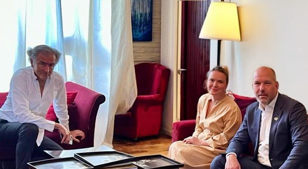 Президент СКУ зустрівся з Бернаром-Анрі Леві