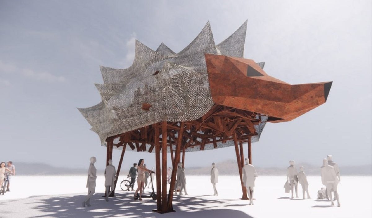 Burning Man festival: Ukraine’s installations