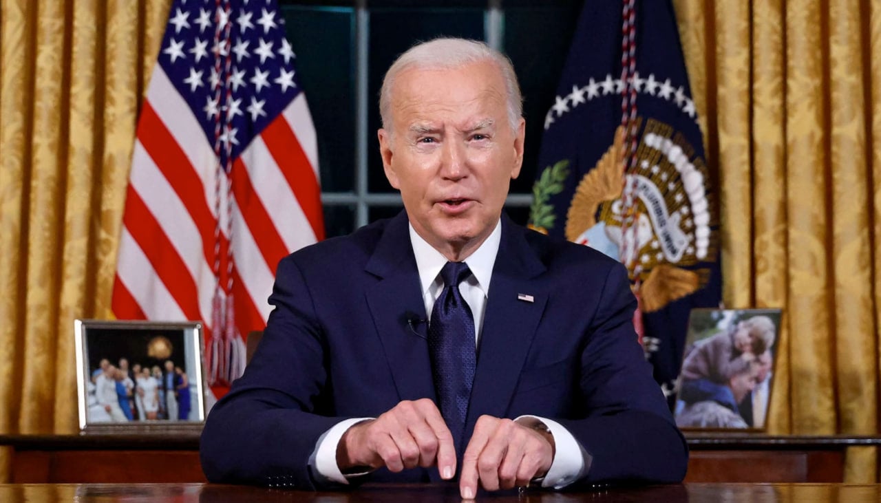 Biden to Americans: supporting Ukraine and Israel is vital