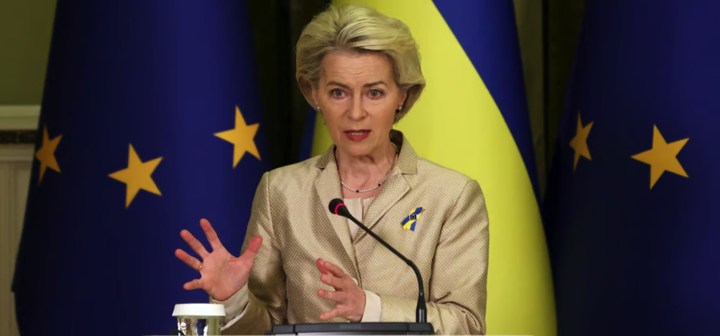 European Commission President on EU’s goals for Ukraine’s victory