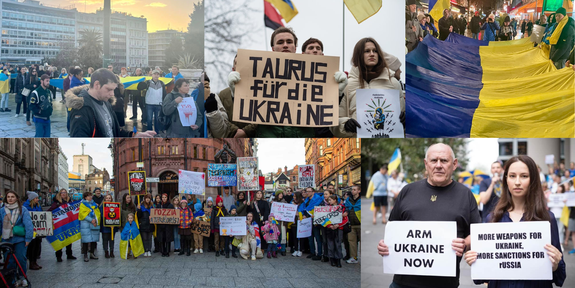 Global Ukrainians unite in rallies, urging support for Ukraine