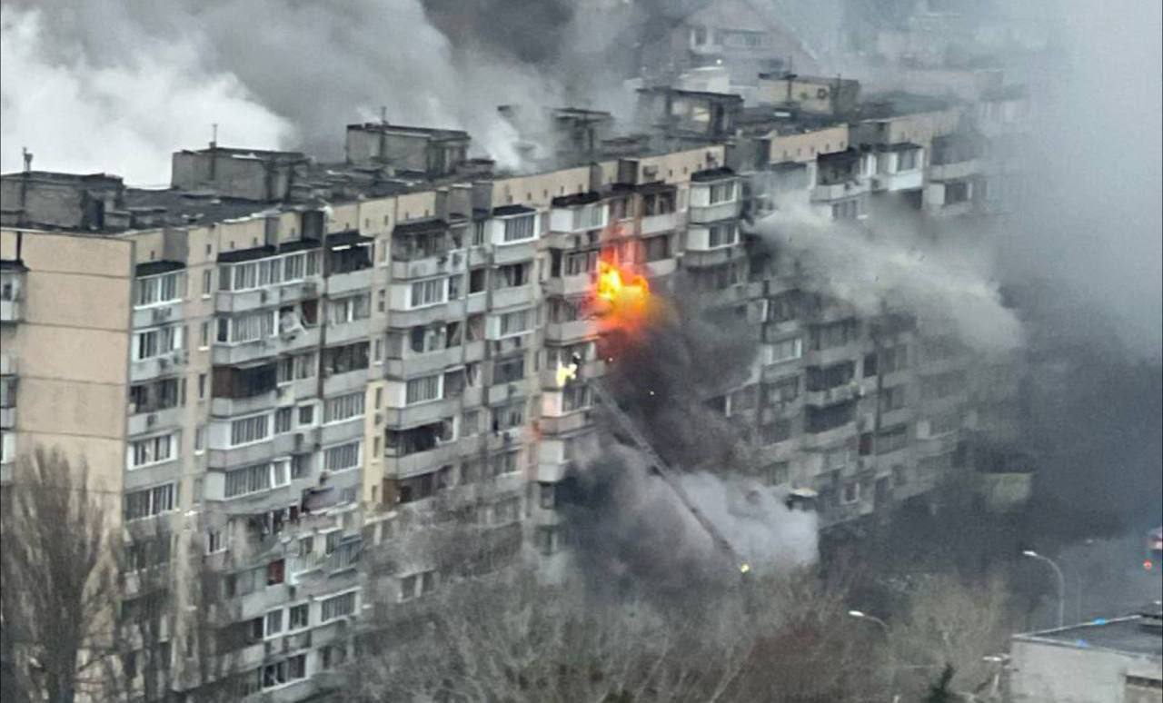 Ukraine under massive Russian attack Ukraine under massive Russian attack