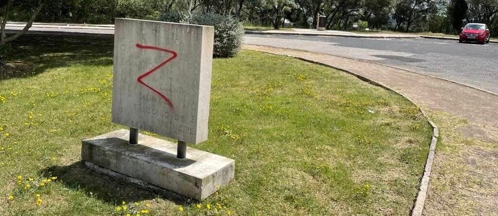 Pro-Russian vandalism persists in Portugal