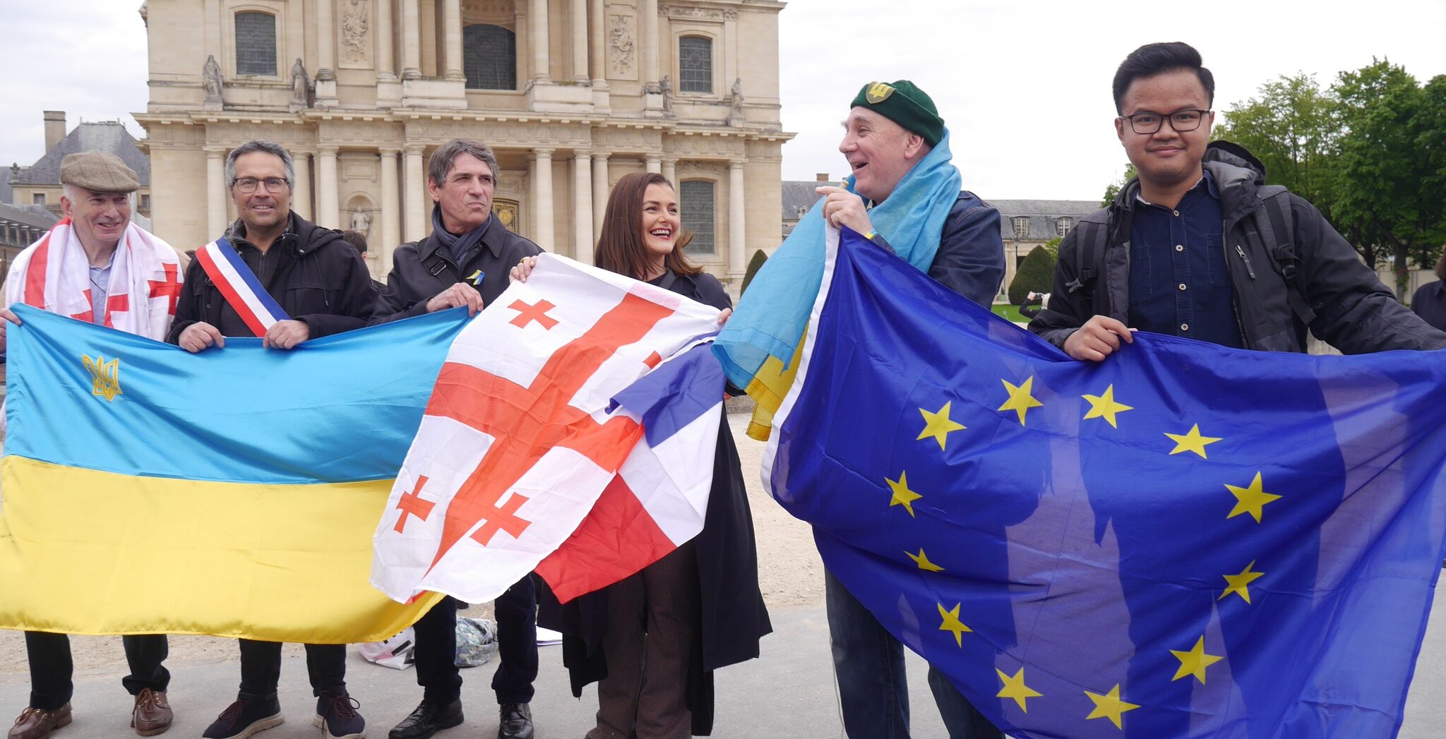 Українська громада Франції підтримала протести в Грузії