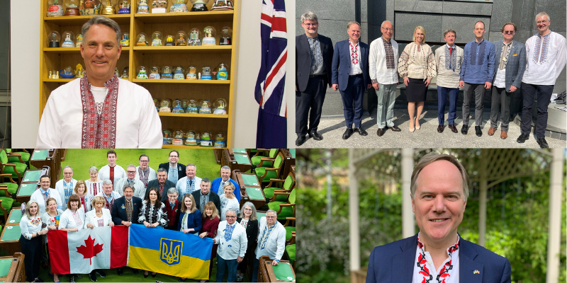 Провідні політики й діячі світу у вишиванках – фото Провідні політики й діячі світу у вишиванках – фото