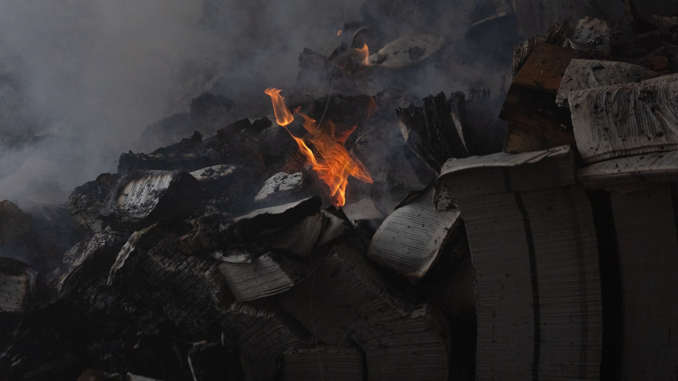 Russia obliterates one of Europe’s largest printing houses in Kharkiv