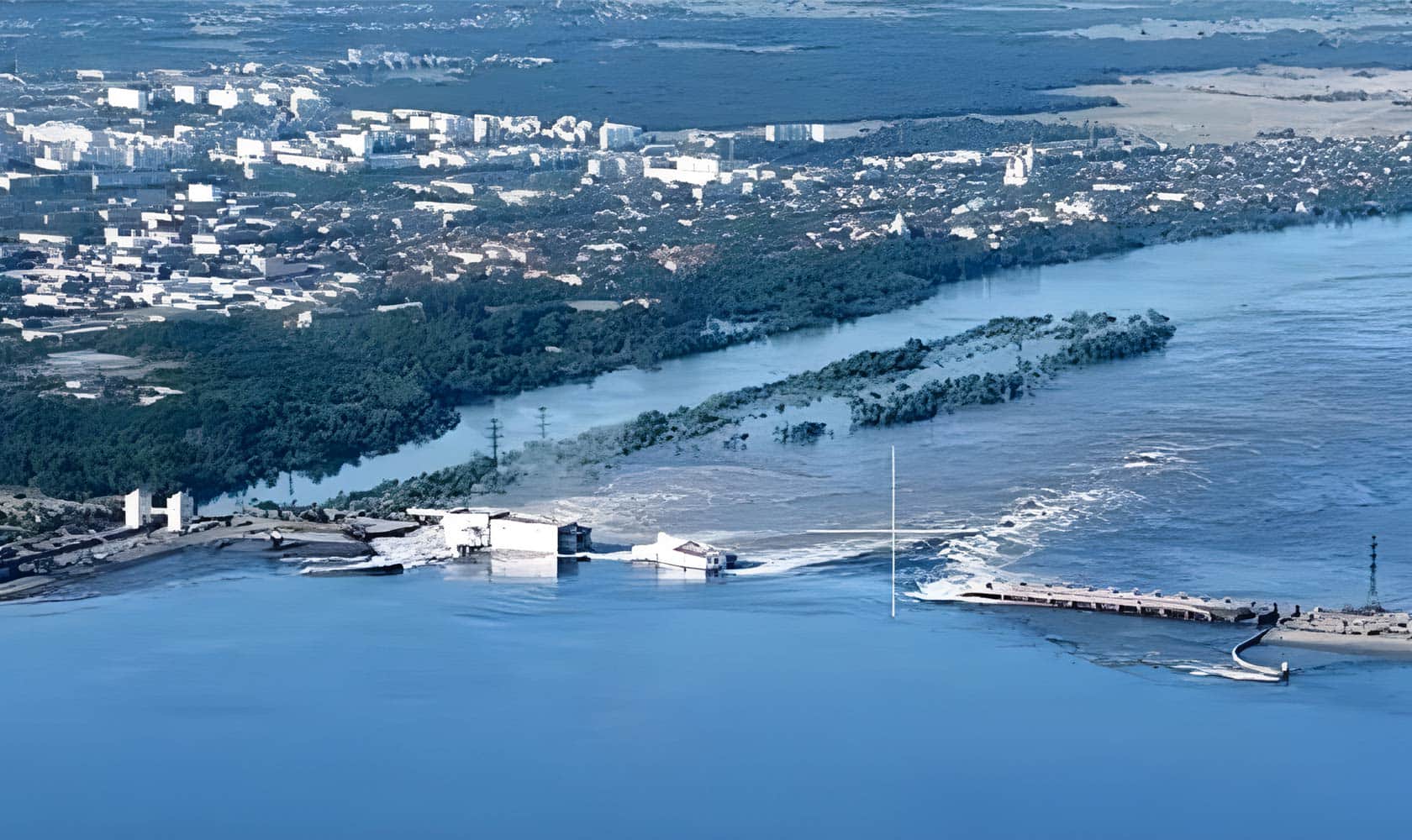1 year since Russia destroyed Kakhovka HPP 1 year since Russia destroyed Kakhovka HPP