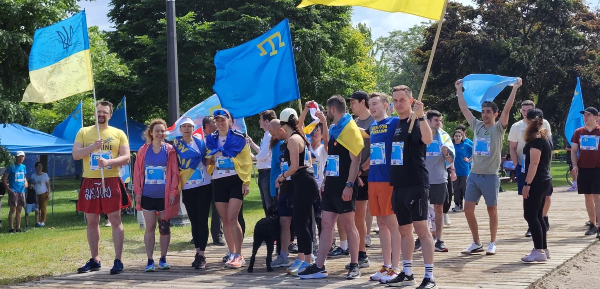Ukrainians in Toronto celebrate Crimean Tatar Flag Day Ukrainians in Toronto celebrate Crimean Tatar Flag Day