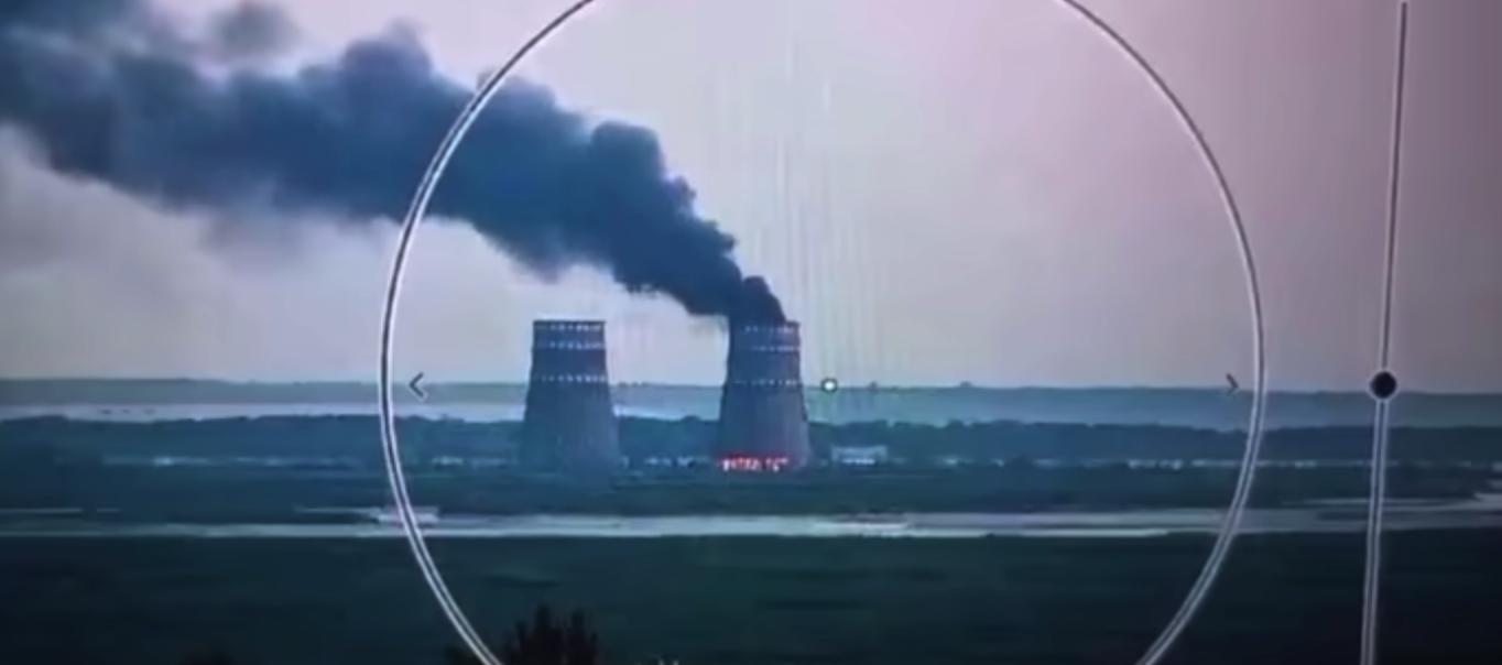 Russians set a fire at the Zaporizhzhia Nuclear Plant Russians set a fire at the Zaporizhzhia Nuclear Plant