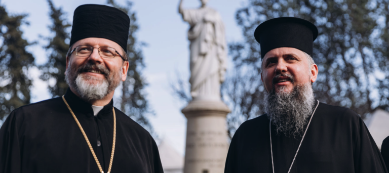 His Beatitude Sviatoslav and Metropolitan Epiphanius discuss ban on Russian church