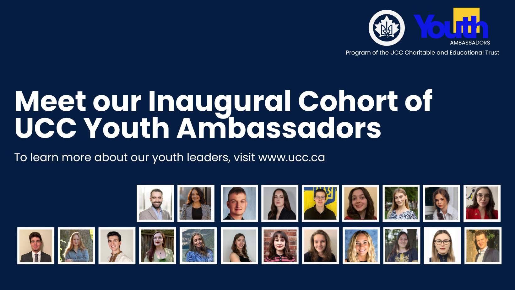 Ukrainian Canadian Congress launches Youth Ambassadors Program Ukrainian Canadian Congress launches Youth Ambassadors Program