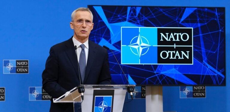 NATO membership is vital to ensuring peace for Ukraine, Stoltenberg says