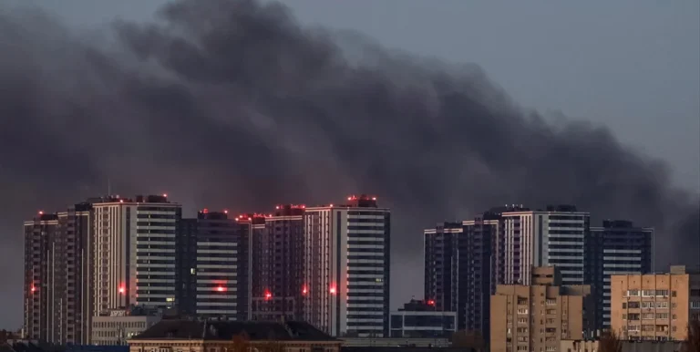 Russian aerial attack targets Kyiv as drones descend on city 24/7
