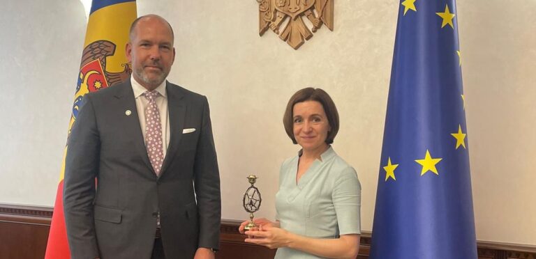⁠СКУ та українці Молдови вітають Маю Санду з переобранням на посаду Президентки