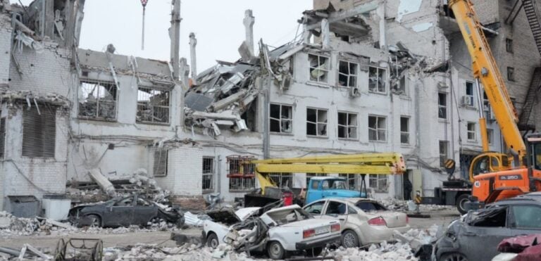 Rusia atacó un hospital en Zaporiyia con un misil balístico