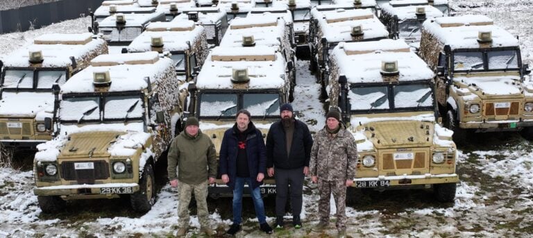 Ukrainian World Congress, Serhiy Prytula Foundation, deliver 26 armored vehicles for mine removal