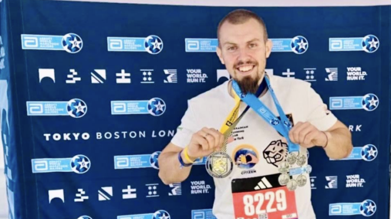 Ukraine war veteran amputee triumphs in ‘Big Six’ world marathons, vows to take on Iron Man in honor of his country