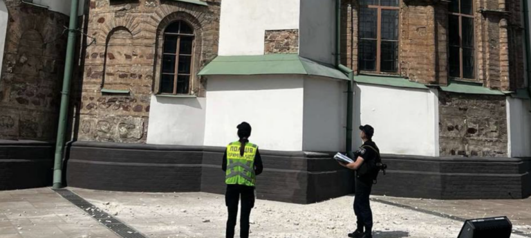 Russia damaged the UNESCO-listed St. Sophia Cathedral in Kyiv amid one of Russia’s largest aerial assaults