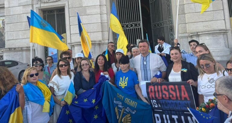 Caserta conmemora la cancelación de un concierto de propaganda rusa